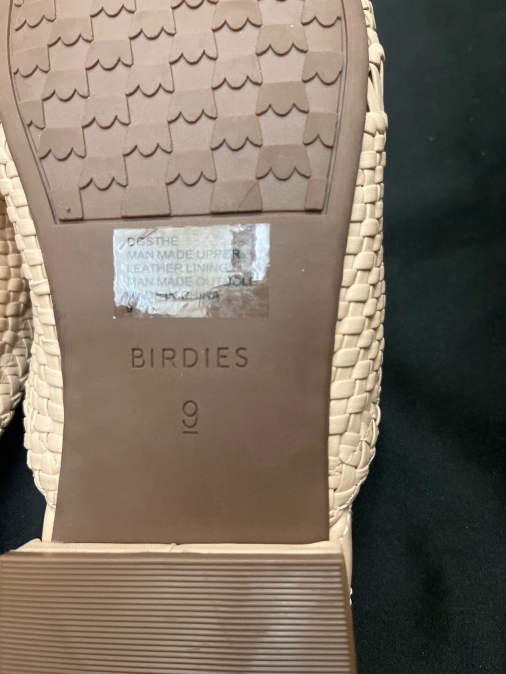Brand New Birdies Brand Goldfinch Woven Slides. Sz. 9 - Picture 9 of 10